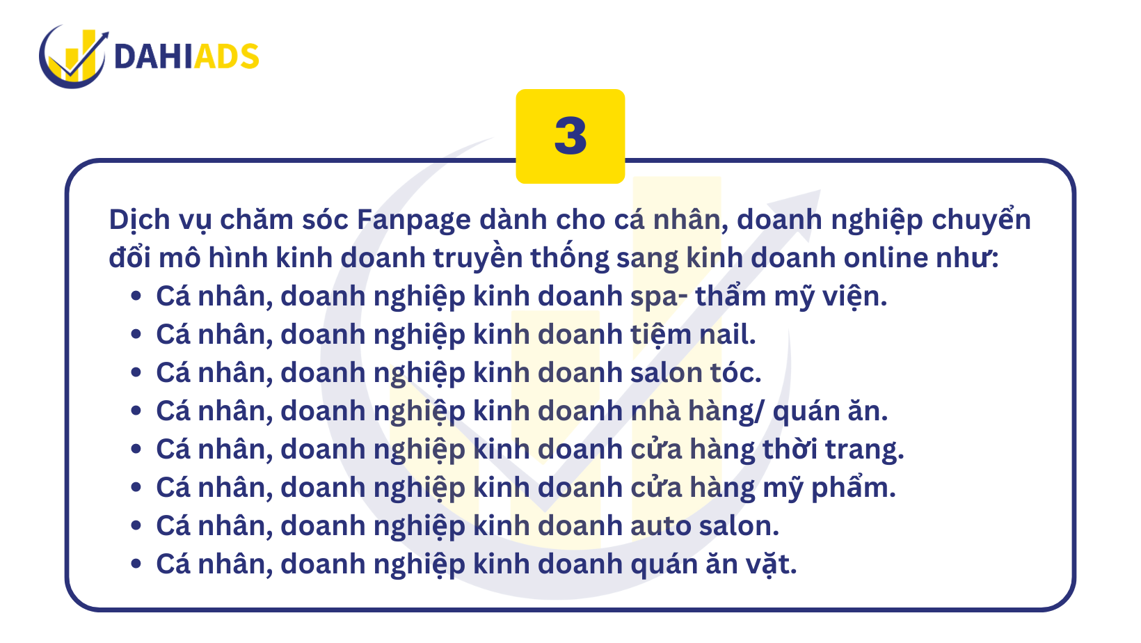 Dịch vụ chăm sóc Fanpage dành cho cá nhân, doanh nghiệp kinh doanh