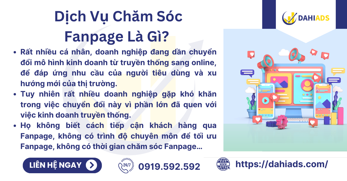 Dịch vụ chăm sóc Fanpage là gì 02