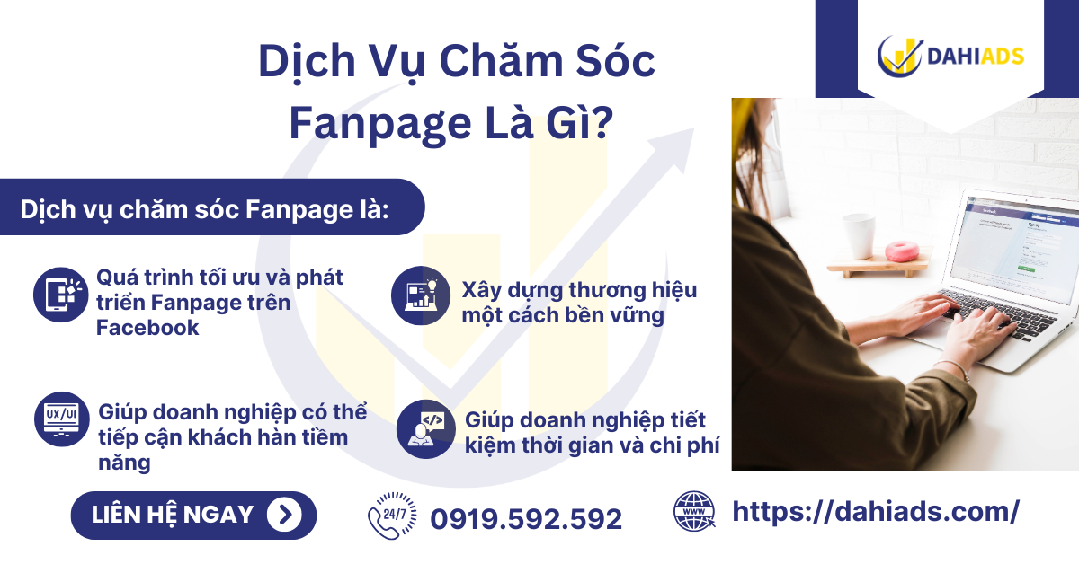 Dịch vụ chăm sóc Fanpage là gì Dahi Agency 02