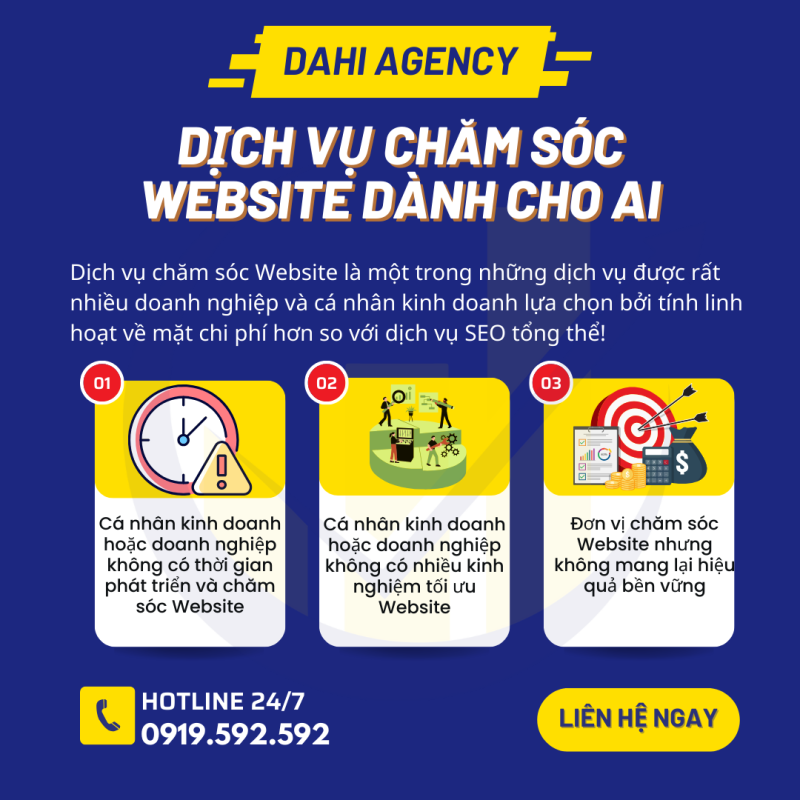 Dịch vụ chăm sóc Website dành cho ai