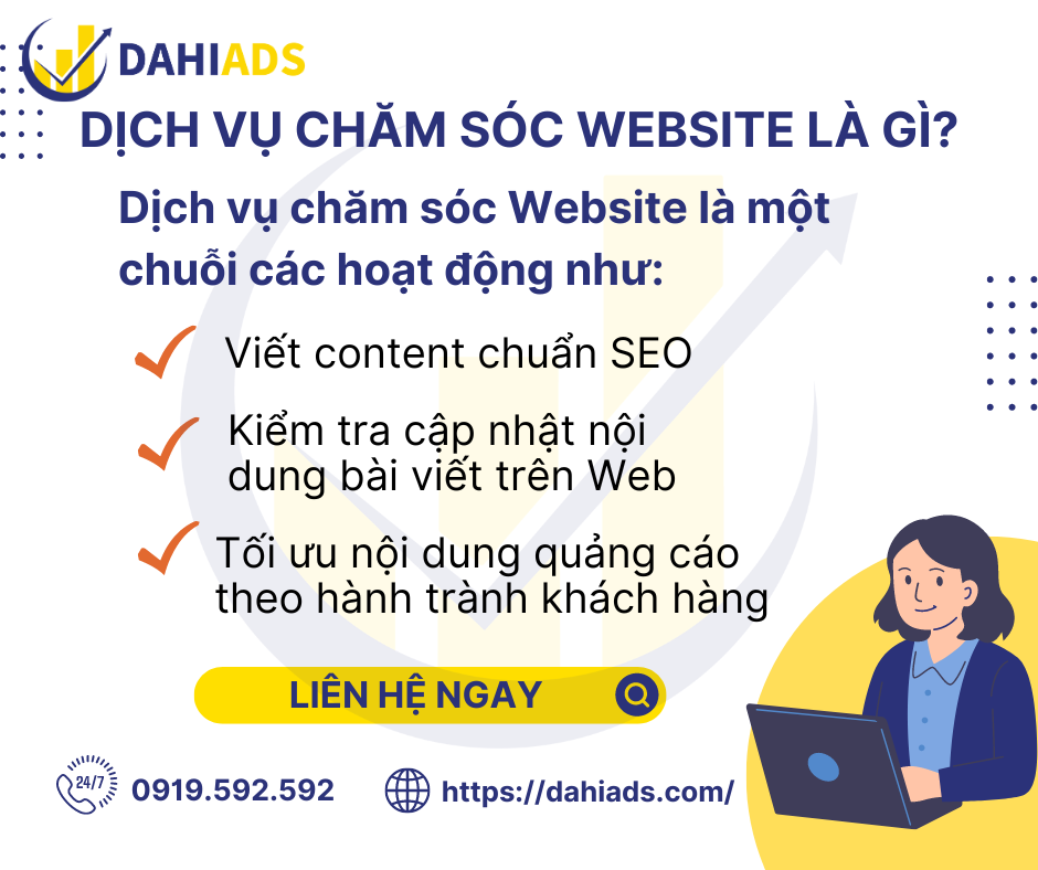 Dịch vụ chăm sóc Website là gì