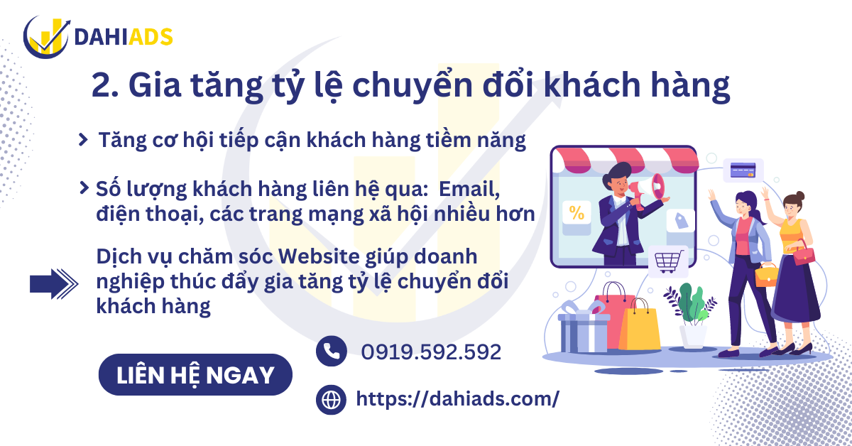 Gia tăng tỷ lệ chuyển đổi khách hàng Dahi Agency 06