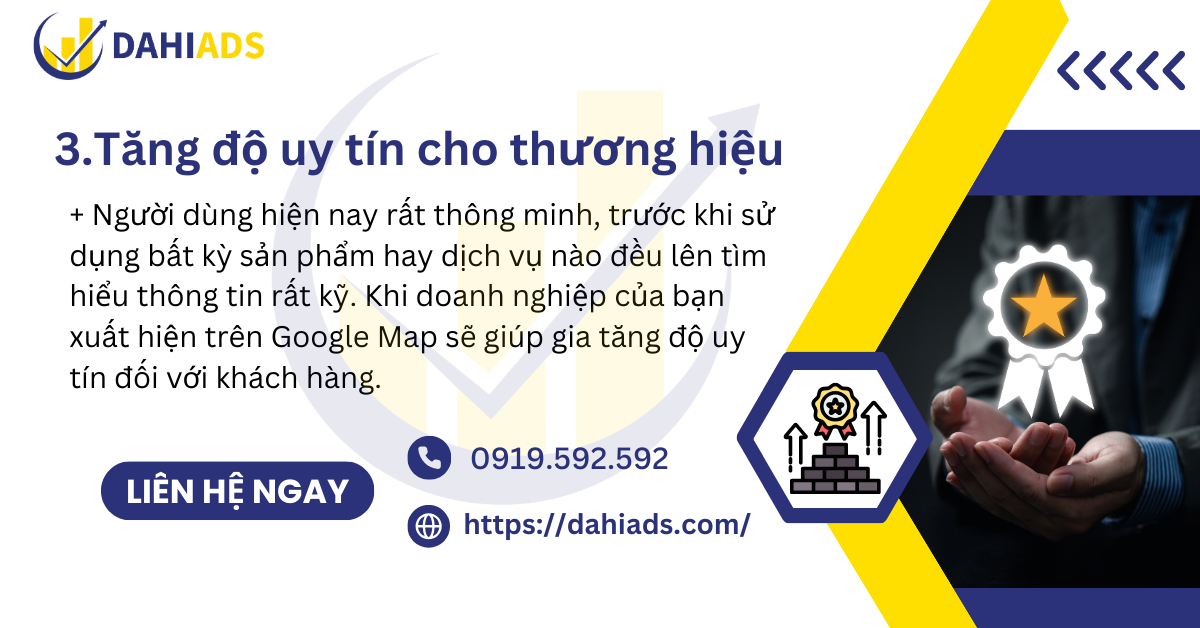 Tăng độ uy tín cho thương hiệu