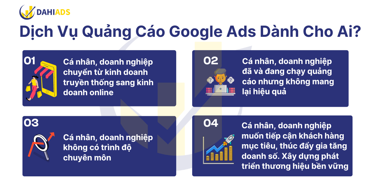 Dịch vụ quảng cáo Google Ads dành cho ai