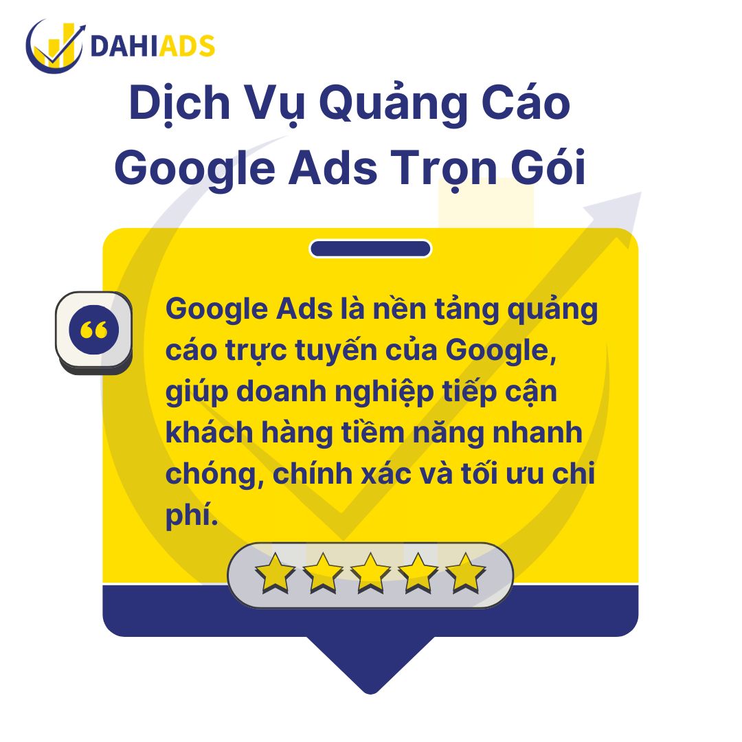 Dịch vụ quảng cáo Google Ads