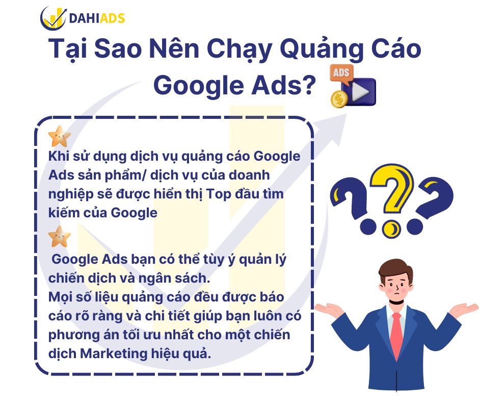 Tại sao nên chạy quảng cáo Google Ads