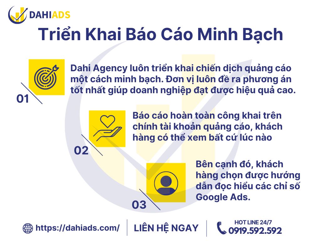 Triển khai báo cáo minh bạch