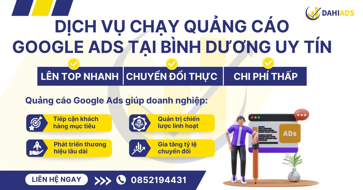 Dịch Vụ Chạy quảng cáo Google Ads Tại Bình Dương