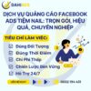 Dịch Vụ Quảng Cáo Facebook Ads Tiệm Nail Trọn Gói, Hiệu Quả, Chuyên Nghiệp