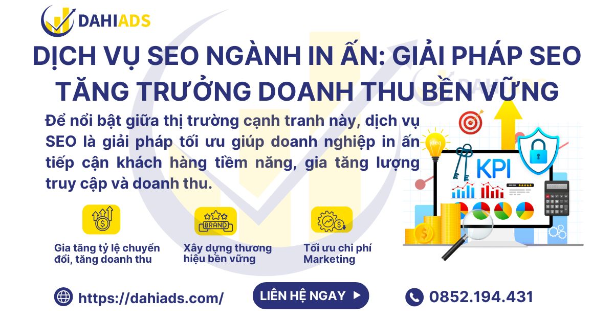 Dịch Vụ SEO Ngành In Ấn Giải Pháp SEO Tăng Trưởng Doanh Thu Bền Vững