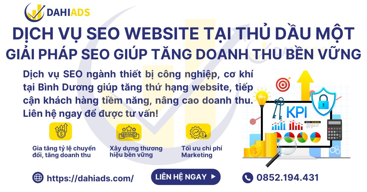 Dịch Vụ SEO Website tại Thủ Dầu Một – Giải Pháp SEO Giúp Tăng Doanh Thu Bền Vững