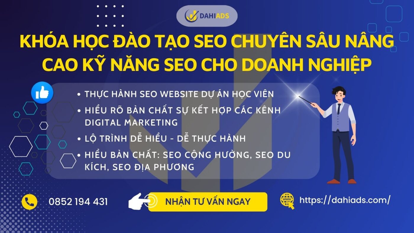 Khóa Đào Tạo SEO Website - Bí Quyết Đưa Website Lên Top Google
