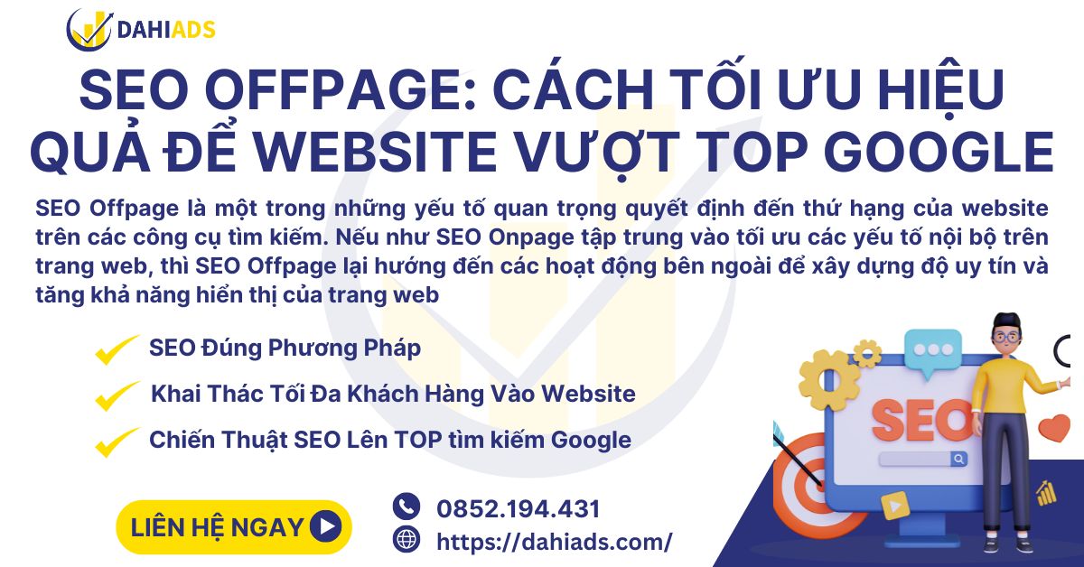 SEO Offpage Cách Tối Ưu Hiệu Quả Để Website Vượt Top Google