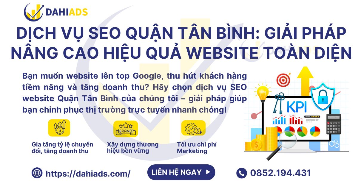Dịch Vụ SEO Website Quận Tân Bình Giải Pháp SEO Website Lên Top Google