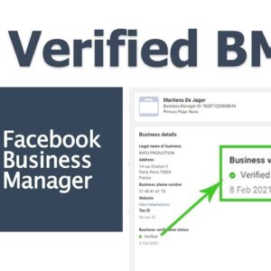 Bán Tài Khoản BM XMDN - BM Đã Xác Minh Doanh Nghiệp